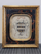 Load image into Gallery viewer, Manuscript Coat of Arms of Hortense Marie Josèphe Charlotte Ghislaine Zeghers, wife of Auguste Peeters. Illuminated Manuscript on Vellum, 18th Century