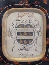 Load image into Gallery viewer, Manuscript Coat of Arms of Hortense Marie Josèphe Charlotte Ghislaine Zeghers, wife of Auguste Peeters. Illuminated Manuscript on Vellum, 18th Century