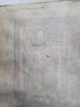 Load image into Gallery viewer, Récit de l'histoire et des Miracles de la Vie de Saint Nizier. The Story of the History and Miracles of the Life of Saint Nizier. Modern Illuminated Manuscript, 19th Century