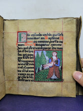 Load image into Gallery viewer, Récit de l'histoire et des Miracles de la Vie de Saint Nizier. The Story of the History and Miracles of the Life of Saint Nizier. Modern Illuminated Manuscript, 19th Century