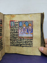 Load image into Gallery viewer, Récit de l'histoire et des Miracles de la Vie de Saint Nizier. The Story of the History and Miracles of the Life of Saint Nizier. Modern Illuminated Manuscript, 19th Century