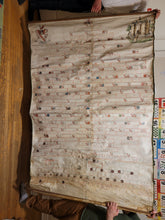 Load image into Gallery viewer, Genealogical Family Tree for the Ancient, Noble, and Knightly Family of Hamme. Manuscript on Parchment, Circa 1755, with additions until the 1870s