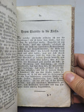 Load image into Gallery viewer, Andachtsbuch fur Kirchlichen und Hauslichen fur Nachdenkende und Gutgesinnte Katholische Christen, 1827