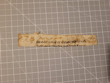 Load image into Gallery viewer, Leaf Fragment from a Medieval Text, 12th Century. Latin Manuscript on Parchment. 1.5 Lines of Carolingian-Gothic (Proto-Gothic) Script. Recovered from a Binding