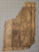 Load image into Gallery viewer, Leaf Fragment from a Missal or Breviary, 14th Century. Latin Manuscript on Parchment. 34 Lines of Gothic Script