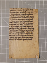 Load image into Gallery viewer, A Leaf Fragment from Bernard of Clairvaux’s Theologia, with quotations from Augustine's "De Doctrina Christiana, First Quarter of the 13th Century. France. Latin Manuscript on Parchment