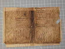 Load image into Gallery viewer, Manuscript Vulgate Bible Leaf Fragment, Circa 1275. German. Manuscript on Vellum. Recovered Manuscript Waste Binding