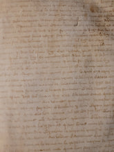 Load image into Gallery viewer, Medieval Charter. Manuscript on Parchment, 1391