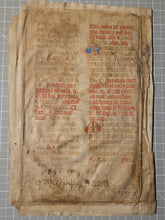 Load image into Gallery viewer, Two Leaf Bifolio from a Latin Missal, Germany, Early to Mid 15th Century. Manuscript on Parchment. 25 Lines of Gothic Script, 3 Large Initials. Recovered from a Binding