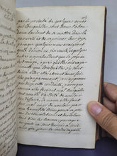 Load image into Gallery viewer, Conférences Spirituelles Touchant l'état d'Union, 18th Century. Manuscript on Paper Regarding Spiritualism