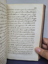 Load image into Gallery viewer, Conférences Spirituelles Touchant l'état d'Union, 18th Century. Manuscript on Paper Regarding Spiritualism