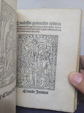 Load image into Gallery viewer, ***RESERVED*** In Hoc Opere: continentur libri sub scripti videlicet; Bound With; Confessio generalis optima et compendiosa; Bound With; Dieta Salutis a Beato Bonaventura, 1497/1496/1497. Extraordinarily Scarce Sammelband of Incunables