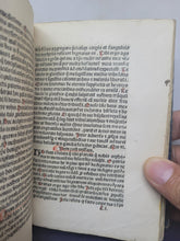 Load image into Gallery viewer, ***RESERVED*** In Hoc Opere: continentur libri sub scripti videlicet; Bound With; Confessio generalis optima et compendiosa; Bound With; Dieta Salutis a Beato Bonaventura, 1497/1496/1497. Extraordinarily Scarce Sammelband of Incunables