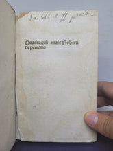 Load image into Gallery viewer, Sermones Quadragesimales de Peccatis, 1488. Sparsely Annotated, Scarce, Incunable