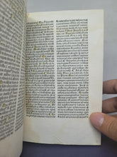 Load image into Gallery viewer, Sermones Quadragesimales de Peccatis, 1488. Sparsely Annotated, Scarce, Incunable