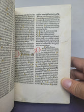 Load image into Gallery viewer, Sermones Quadragesimales de Peccatis, 1488. Sparsely Annotated, Scarce, Incunable