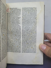 Load image into Gallery viewer, Sermones Quadragesimales de Peccatis, 1488. Sparsely Annotated, Scarce, Incunable