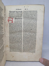 Load image into Gallery viewer, Legenda Aurea Sanctorum, sive Lombardica historia, 1495. Annotated and Scarce Incunable