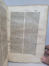 Load image into Gallery viewer, Legenda Aurea Sanctorum, sive Lombardica historia, 1495. Annotated and Scarce Incunable