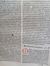 Load image into Gallery viewer, Legenda Aurea Sanctorum, sive Lombardica historia, 1495. Annotated and Scarce Incunable