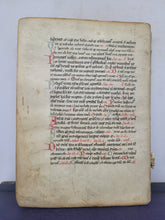 Load image into Gallery viewer, Breviary, Use of the Canons Regular of Saint Rufus, Spain, Circa 1400. Latin Manuscript on Parchment