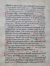 Load image into Gallery viewer, Breviary, Use of the Canons Regular of Saint Rufus, Spain, Circa 1400. Latin Manuscript on Parchment