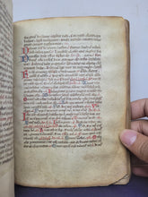 Load image into Gallery viewer, Breviary, Use of the Canons Regular of Saint Rufus, Spain, Circa 1400. Latin Manuscript on Parchment