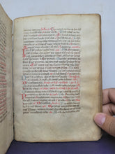 Load image into Gallery viewer, Breviary, Use of the Canons Regular of Saint Rufus, Spain, Circa 1400. Latin Manuscript on Parchment