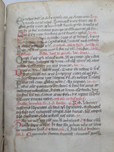 Load image into Gallery viewer, Breviary, Use of the Canons Regular of Saint Rufus, Spain, Circa 1400. Latin Manuscript on Parchment