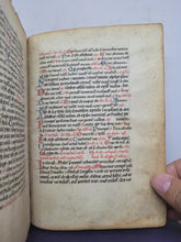 Load image into Gallery viewer, Breviary, Use of the Canons Regular of Saint Rufus, Spain, Circa 1400. Latin Manuscript on Parchment