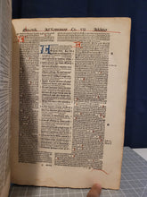 Load image into Gallery viewer, ***RESERVED*** Sexta Pars Biblie cu(m) glosa ordinaria & expositiõe lyre litteralo & morali, 1498