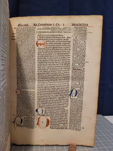 Load image into Gallery viewer, ***RESERVED*** Sexta Pars Biblie cu(m) glosa ordinaria & expositiõe lyre litteralo & morali, 1498