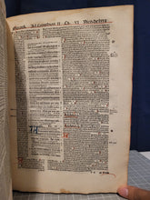 Load image into Gallery viewer, ***RESERVED*** Sexta Pars Biblie cu(m) glosa ordinaria & expositiõe lyre litteralo & morali, 1498