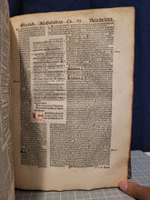 Load image into Gallery viewer, ***RESERVED*** Sexta Pars Biblie cu(m) glosa ordinaria & expositiõe lyre litteralo & morali, 1498