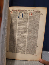 Load image into Gallery viewer, ***RESERVED*** Sexta Pars Biblie cu(m) glosa ordinaria & expositiõe lyre litteralo & morali, 1498