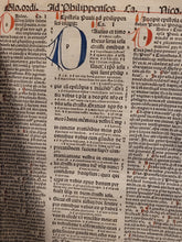 Load image into Gallery viewer, ***RESERVED*** Sexta Pars Biblie cu(m) glosa ordinaria & expositiõe lyre litteralo & morali, 1498