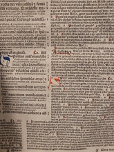 Load image into Gallery viewer, ***RESERVED*** Sexta Pars Biblie cu(m) glosa ordinaria & expositiõe lyre litteralo & morali, 1498