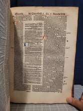 Load image into Gallery viewer, ***RESERVED*** Sexta Pars Biblie cu(m) glosa ordinaria & expositiõe lyre litteralo & morali, 1498