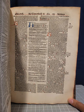 Load image into Gallery viewer, ***RESERVED*** Sexta Pars Biblie cu(m) glosa ordinaria & expositiõe lyre litteralo & morali, 1498