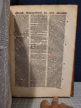 Load image into Gallery viewer, ***RESERVED*** Sexta Pars Biblie cu(m) glosa ordinaria & expositiõe lyre litteralo & morali, 1498