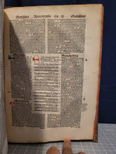 Load image into Gallery viewer, ***RESERVED*** Sexta Pars Biblie cu(m) glosa ordinaria & expositiõe lyre litteralo & morali, 1498