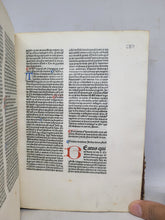 Load image into Gallery viewer, Robertus Caracciolus Opera 1479. Containing Sermones quadragesimales de poenitentia, Sermones de adventu, Sermones de timore divinorum iudiciorum, and much more. Two of Three Complete Works