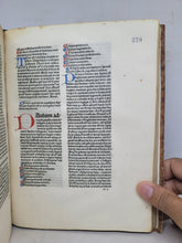 Load image into Gallery viewer, Robertus Caracciolus Opera 1479. Containing Sermones quadragesimales de poenitentia, Sermones de adventu, Sermones de timore divinorum iudiciorum, and much more. Two of Three Complete Works