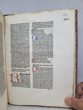 Load image into Gallery viewer, Robertus Caracciolus Opera 1479. Containing Sermones quadragesimales de poenitentia, Sermones de adventu, Sermones de timore divinorum iudiciorum, and much more. Two of Three Complete Works