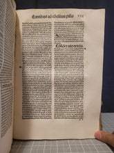 Load image into Gallery viewer, Opera. Prima, Secunda, Tercia Pars, and Inventarium, 1494. Complete works of Jean Gerson, with One Beautiful Ink Initial