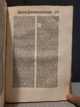 Load image into Gallery viewer, Opera. Prima, Secunda, Tercia Pars, and Inventarium, 1494. Complete works of Jean Gerson, with One Beautiful Ink Initial