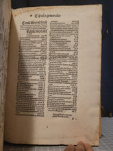 Load image into Gallery viewer, Opera. Prima, Secunda, Tercia Pars, and Inventarium, 1494. Complete works of Jean Gerson, with One Beautiful Ink Initial