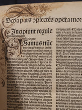Load image into Gallery viewer, Opera. Prima, Secunda, Tercia Pars, and Inventarium, 1494. Complete works of Jean Gerson, with One Beautiful Ink Initial