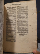 Load image into Gallery viewer, Opera. Prima, Secunda, Tercia Pars, and Inventarium, 1494. Complete works of Jean Gerson, with One Beautiful Ink Initial