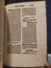 Load image into Gallery viewer, Opera. Prima, Secunda, Tercia Pars, and Inventarium, 1494. Complete works of Jean Gerson, with One Beautiful Ink Initial